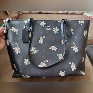 Coach Snowman Gallery Tote & Wristlet